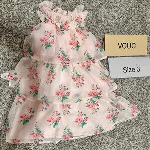 Janie and Jack Pink Floral Sundress